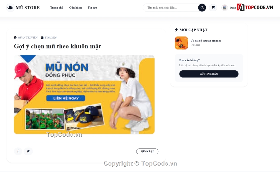 Web bán mũ,bán mũ,mũ